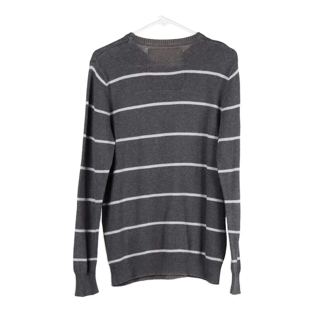 Abercrombie & Fitch Jumper - Large Grey Cotton