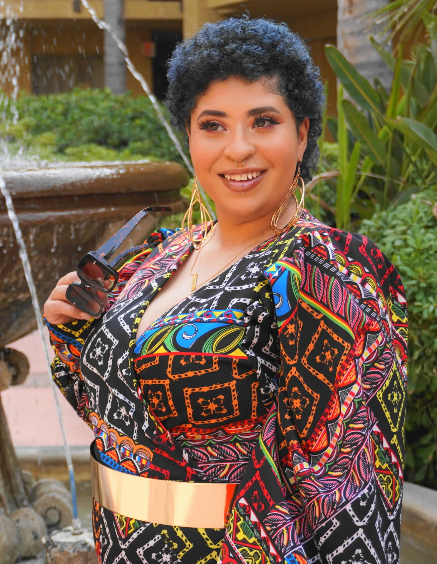 African Print Jumpsuit