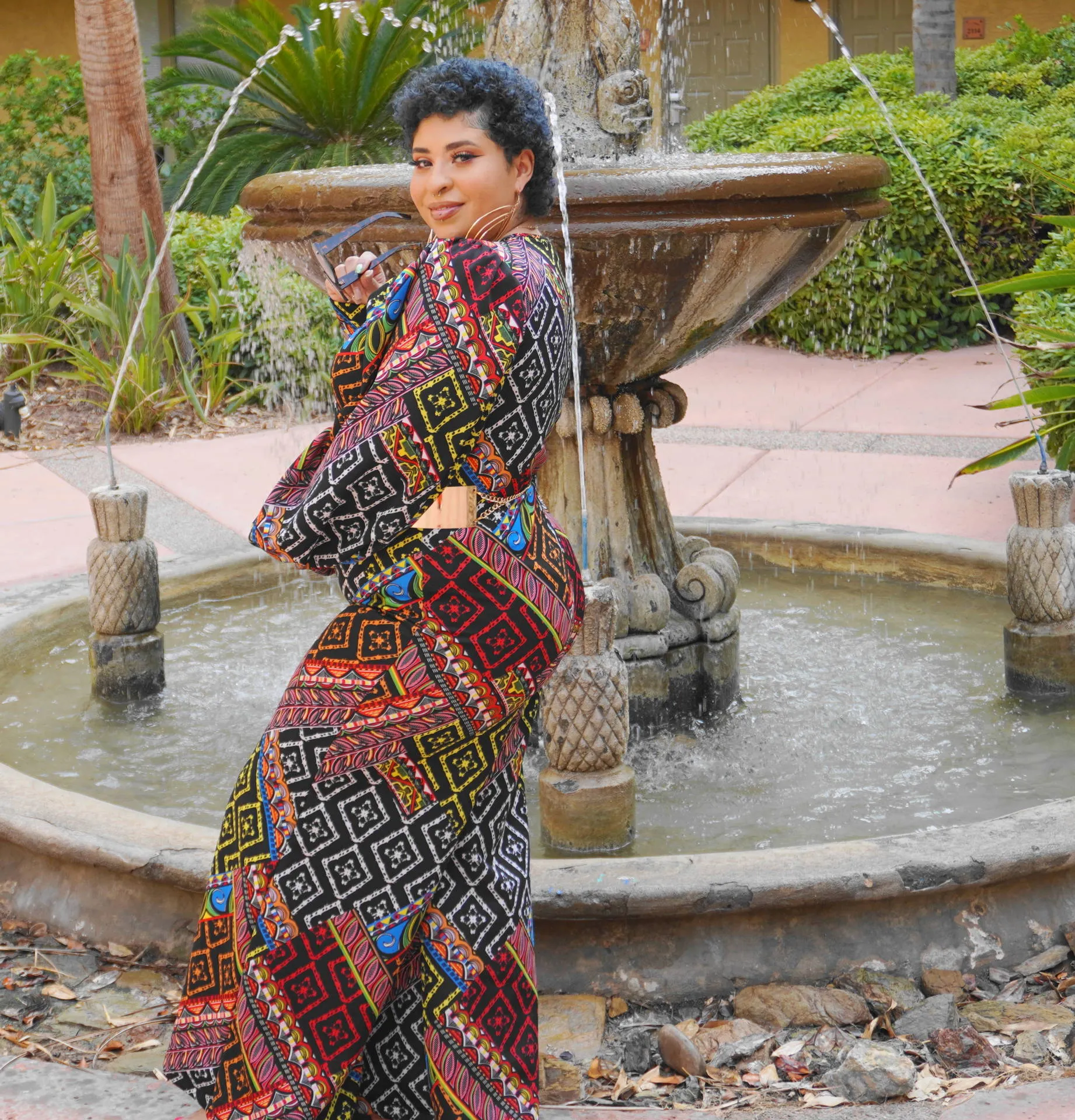 African Print Jumpsuit