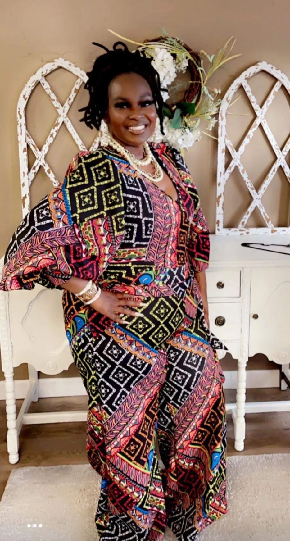 African Print Jumpsuit