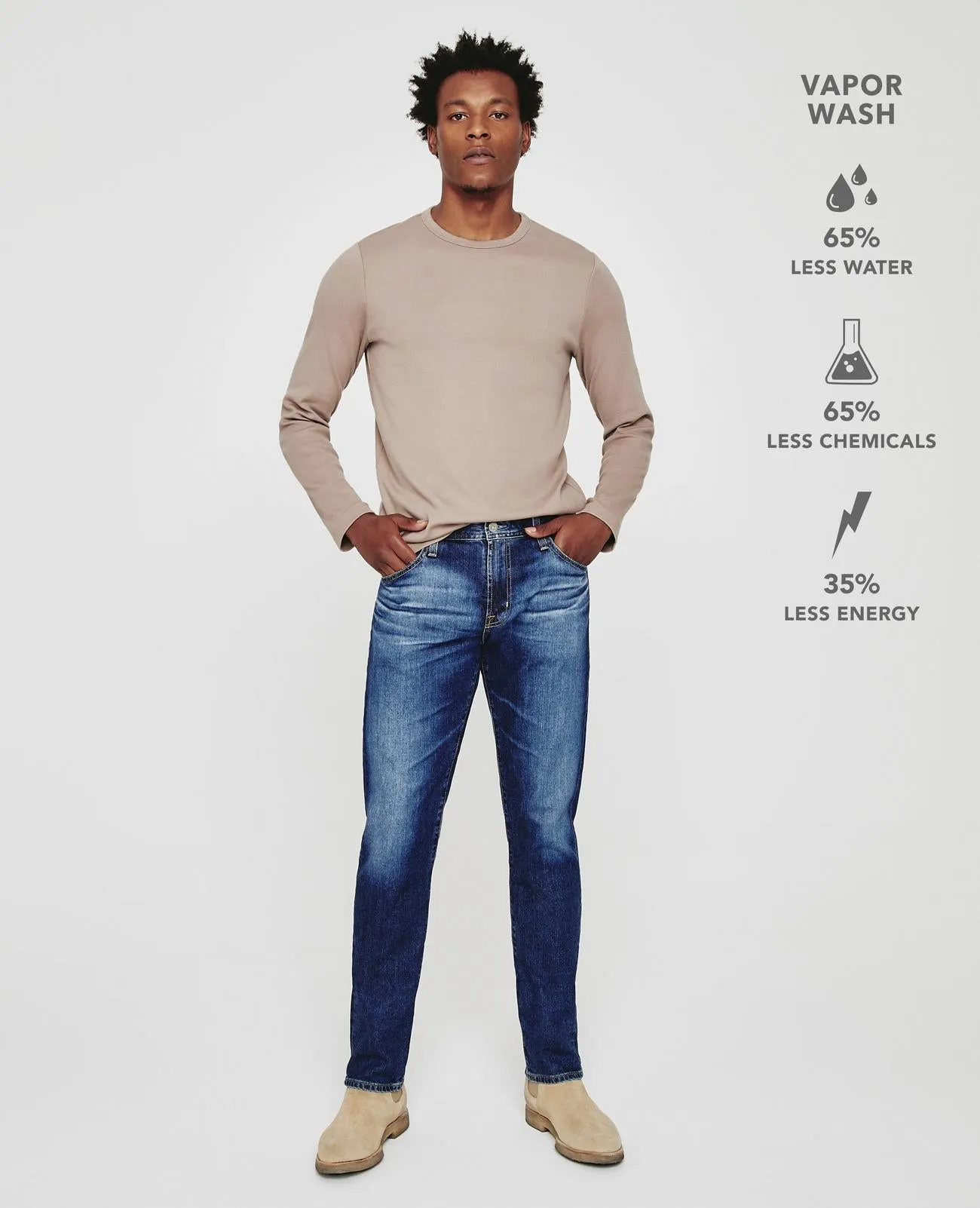 AG Vapor Wash Denim Tellis Jeans
