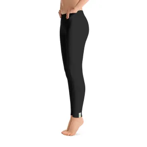 Agender Pride Flash Black Leggings