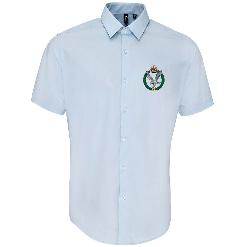 Army Air Corps Embroidered Short Sleeve Oxford Shirt