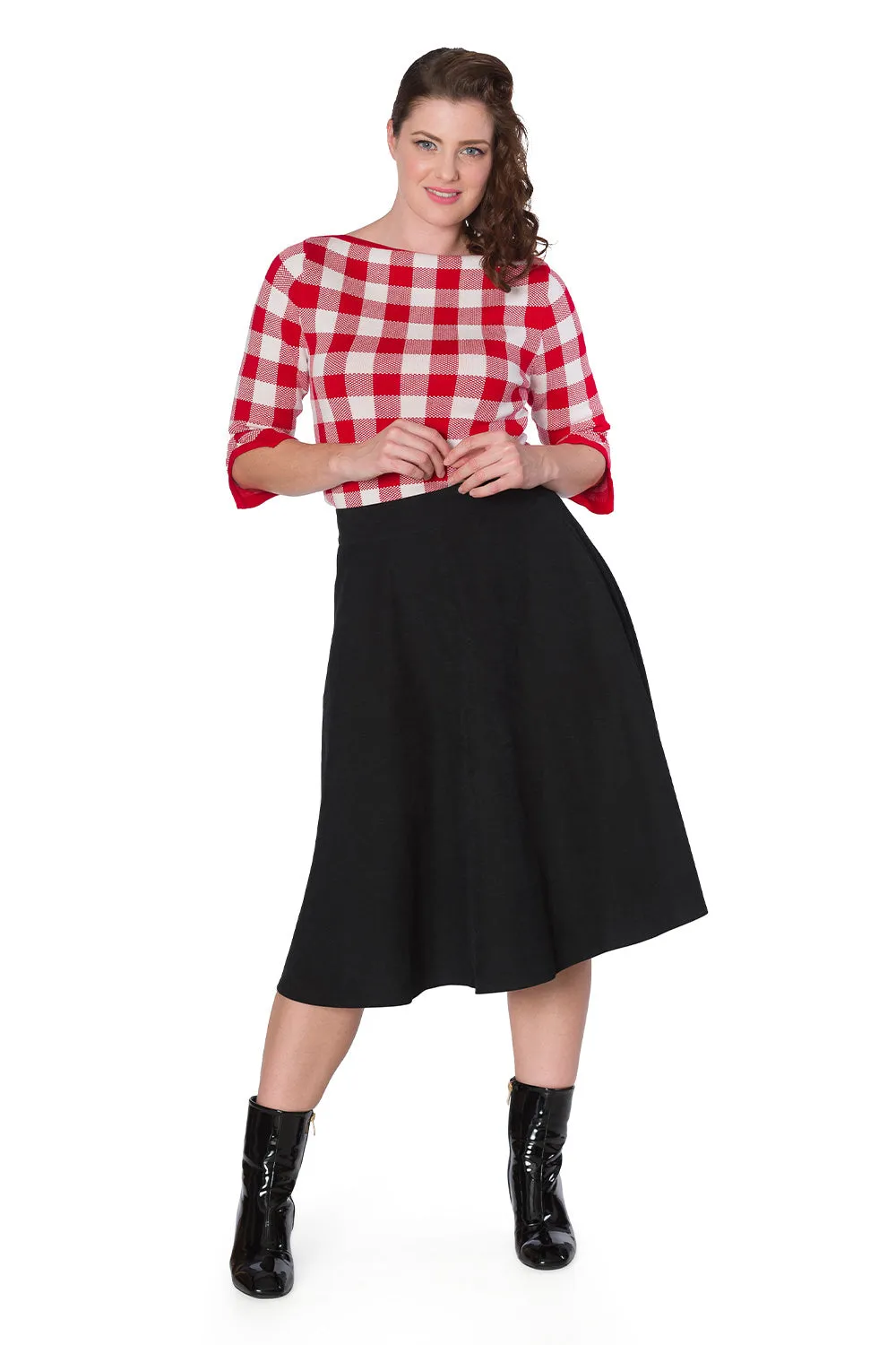 Banned Apparel - Check Knitted Jumper