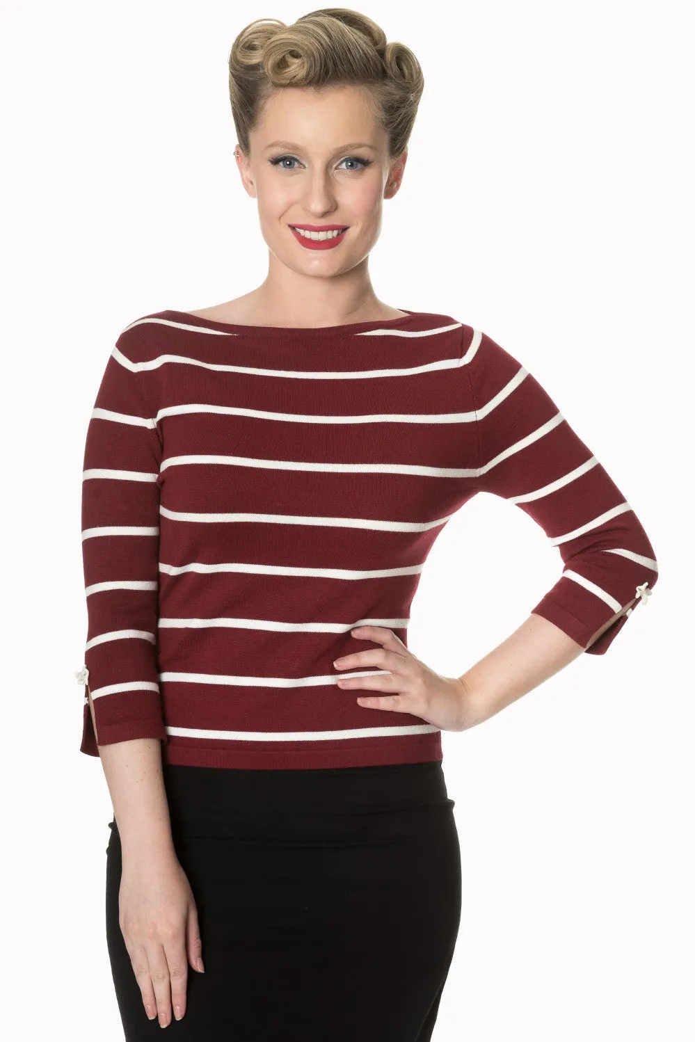 Banned Apparel - Stripes Please! Knit Jumper