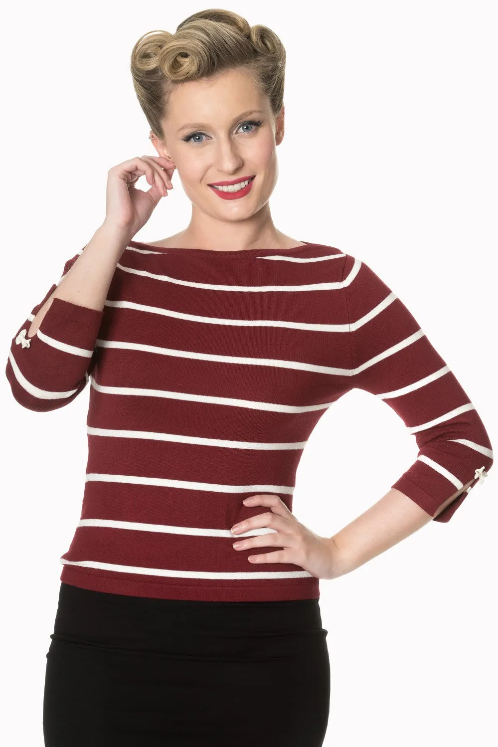 Banned Apparel - Stripes Please! Knit Jumper