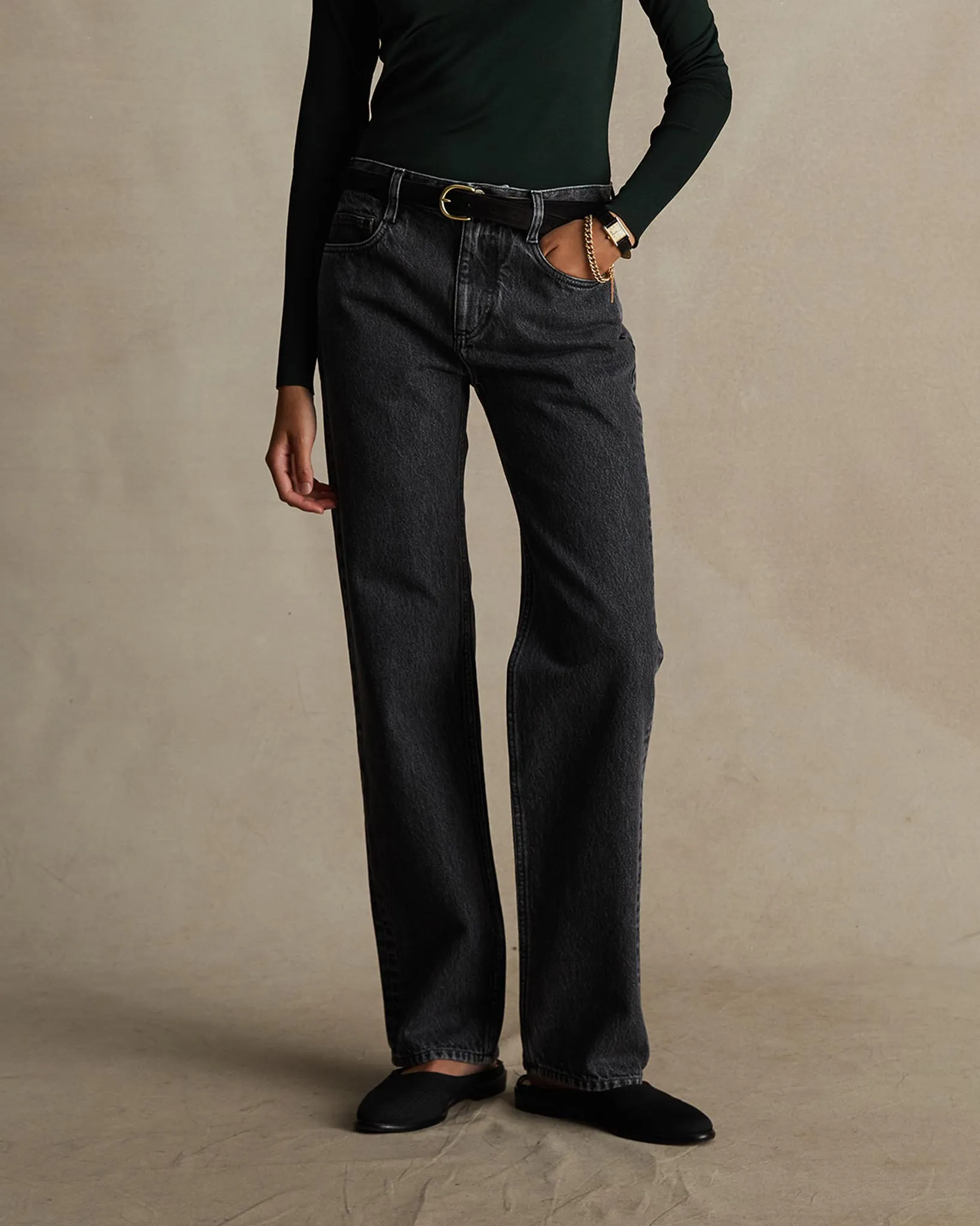 Black Peta Jeans