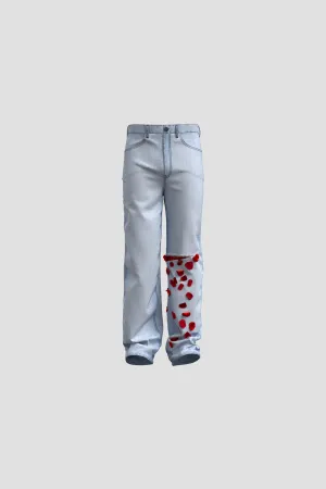 Blood Petals Jeans