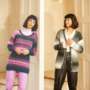 Cardigan and Jumper in Stylecraft Cabaret Dk