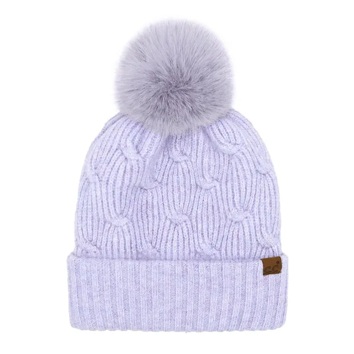 C.C Beanies with Poms - Click to see Options