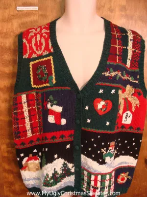 Christmas Themed Funny Christmas Sweater Vest