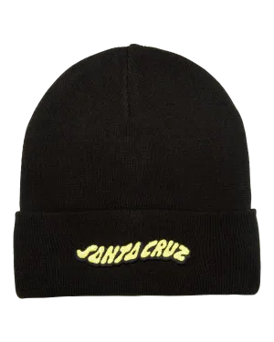 Comic Strip Beanie in Black