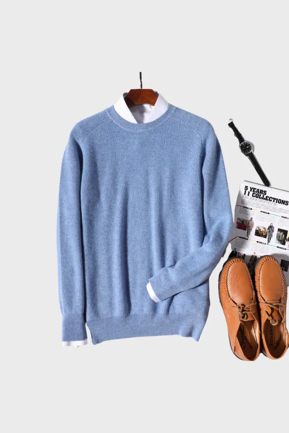 Dapper Crew Neck Merino Sweater