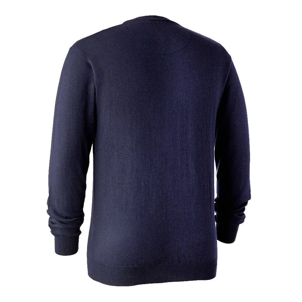 Deerhunter Kingston Knit V-Neck Jumper | Clearance Colours