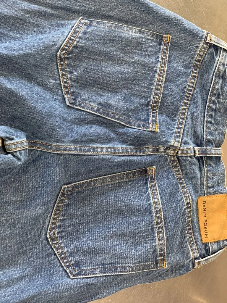 Denim Forum Wide Leg Jeans 25