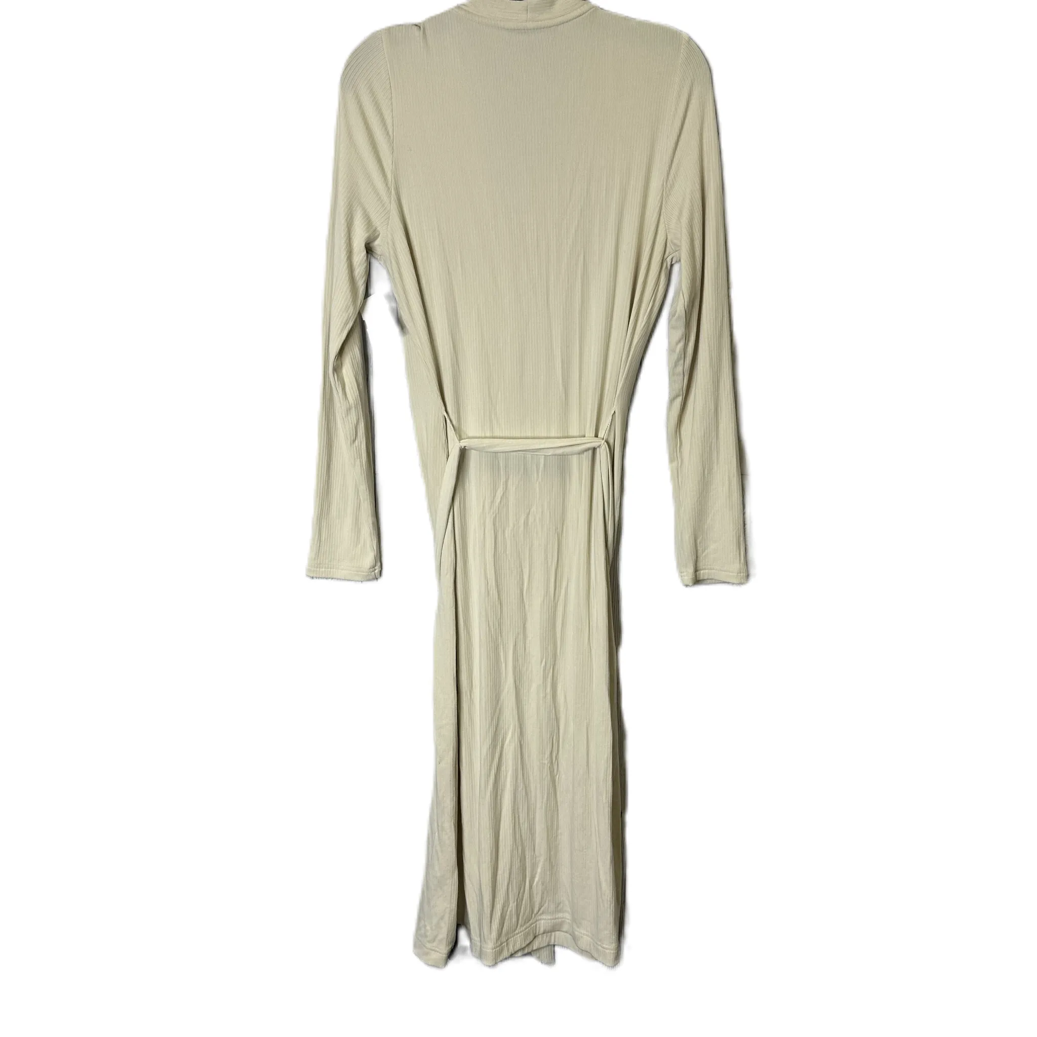 Dress Casual Maxi By Banana Republic In Cream, Size: M