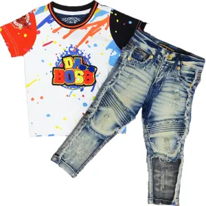 Elite Denim Set For Kids Boss Kid 21