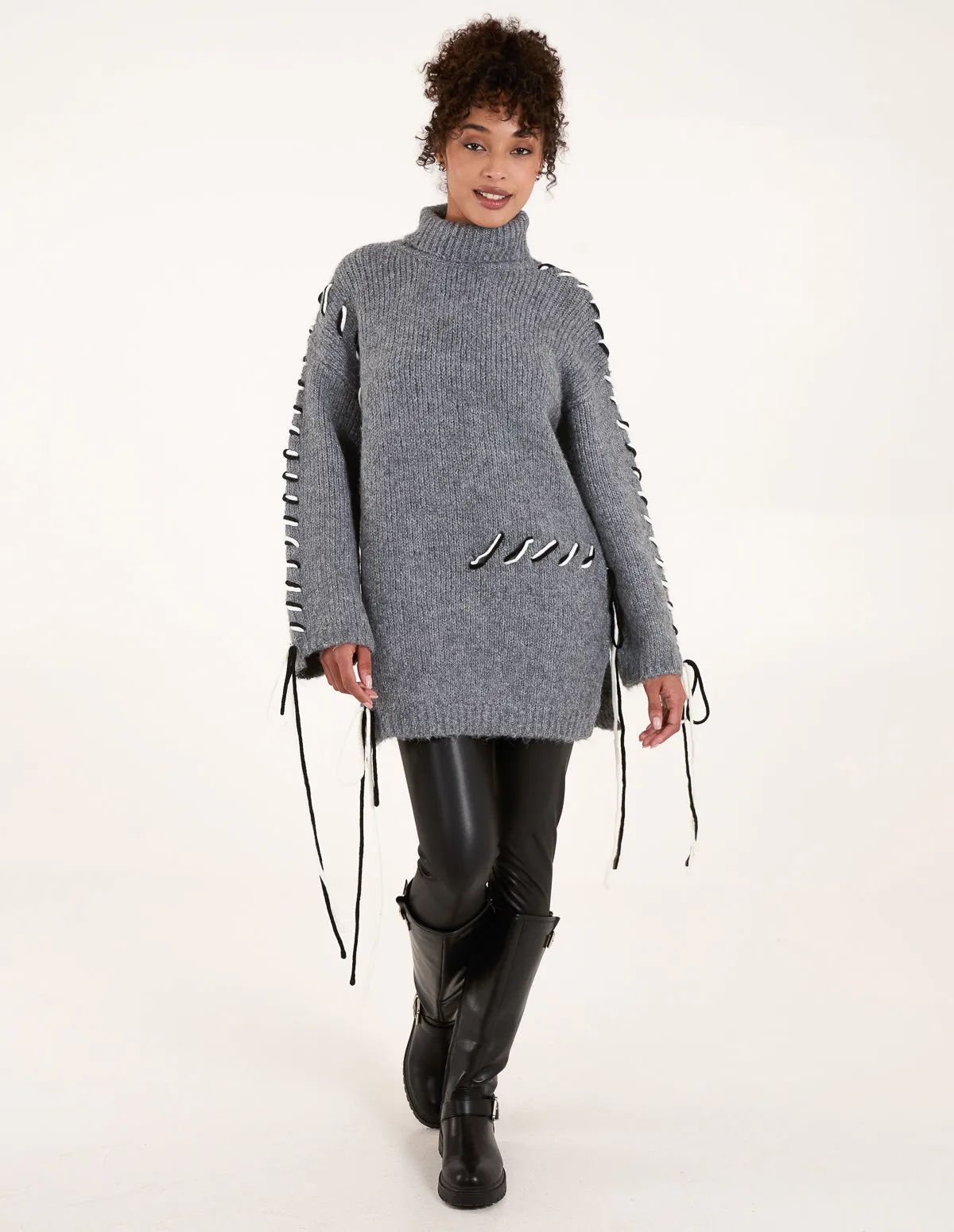 Embroidered Stitch Jumper