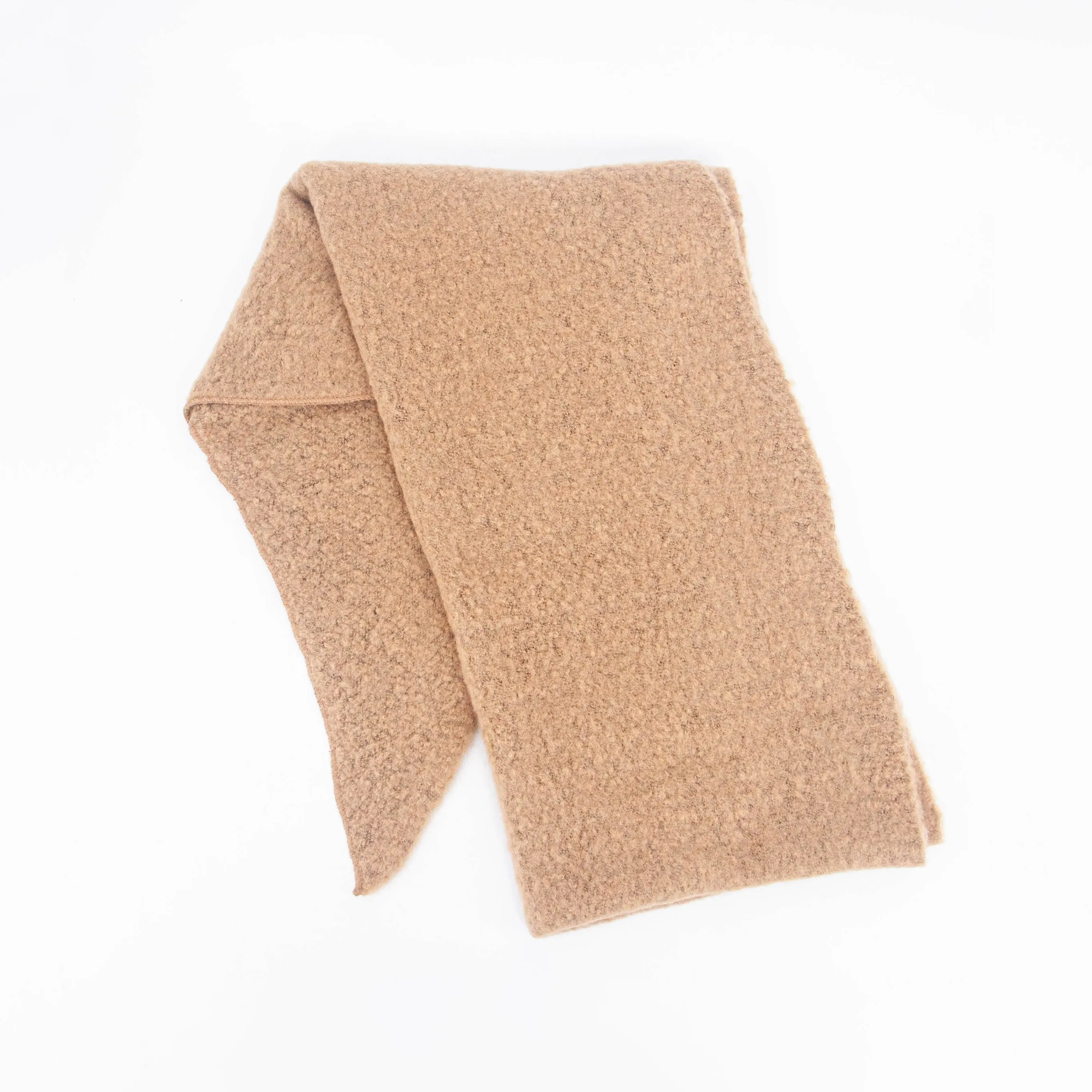 Evie Heavyweight Asymmetric Scarf - Camel