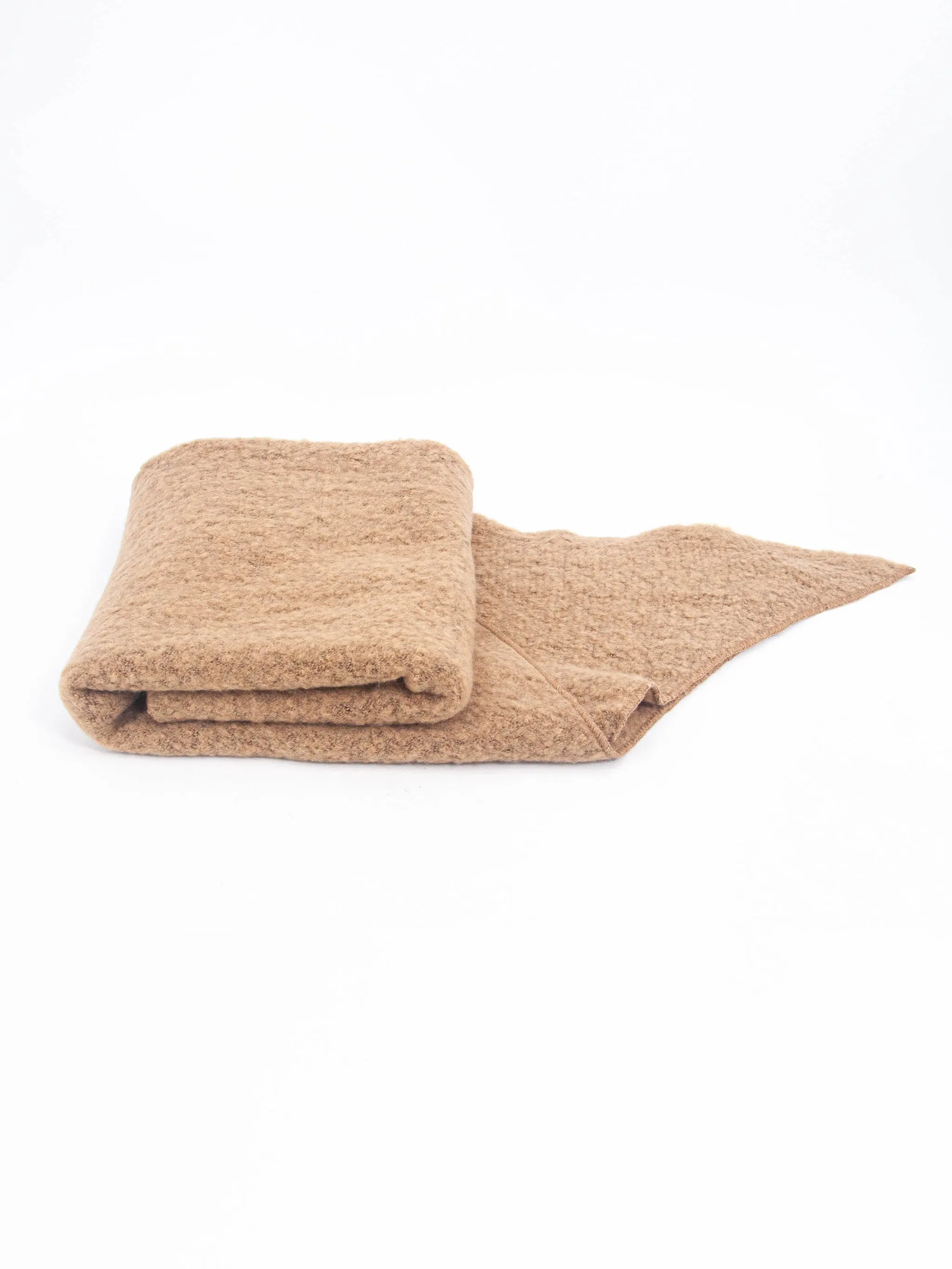 Evie Heavyweight Asymmetric Scarf - Camel