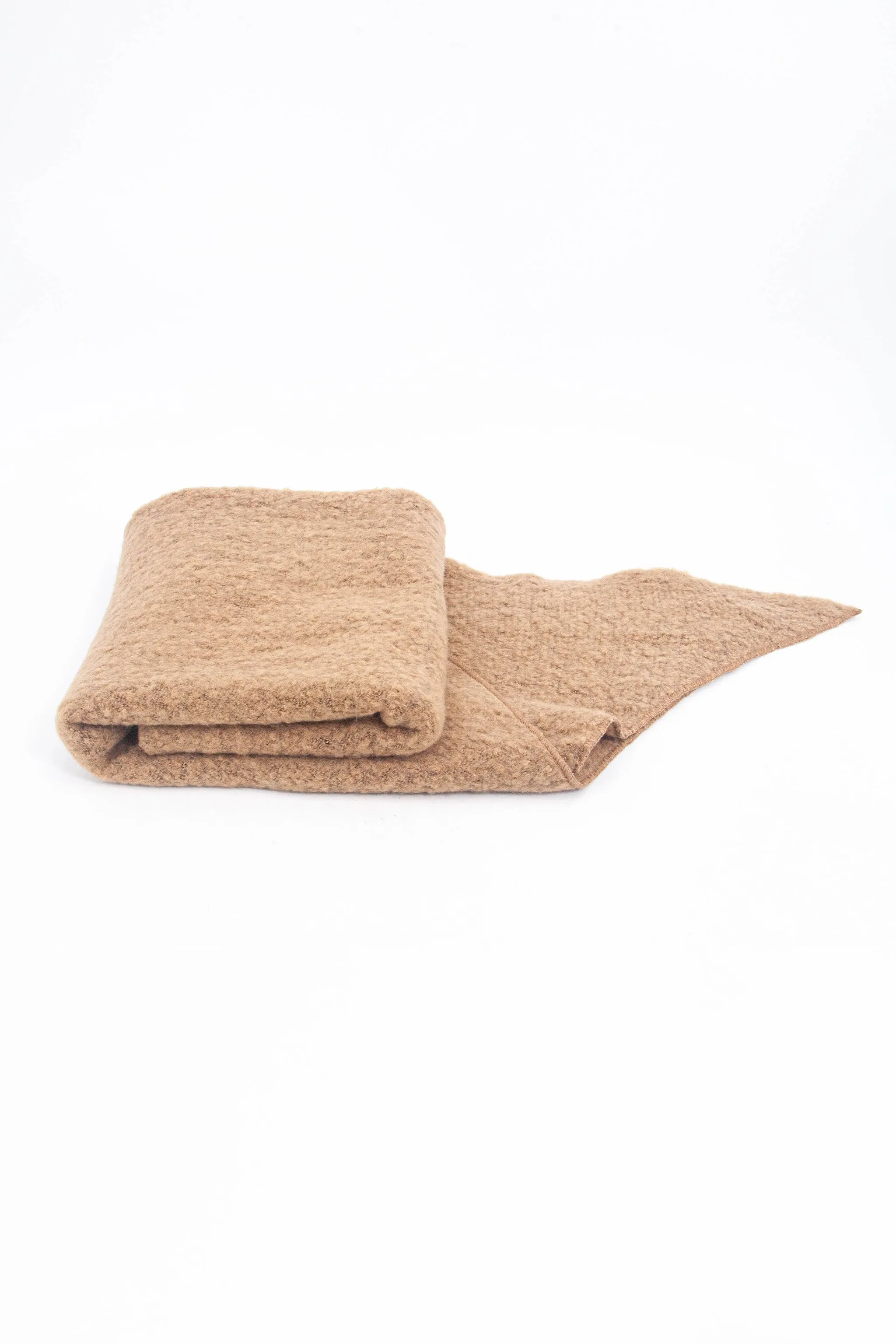 Evie Heavyweight Asymmetric Scarf - Camel