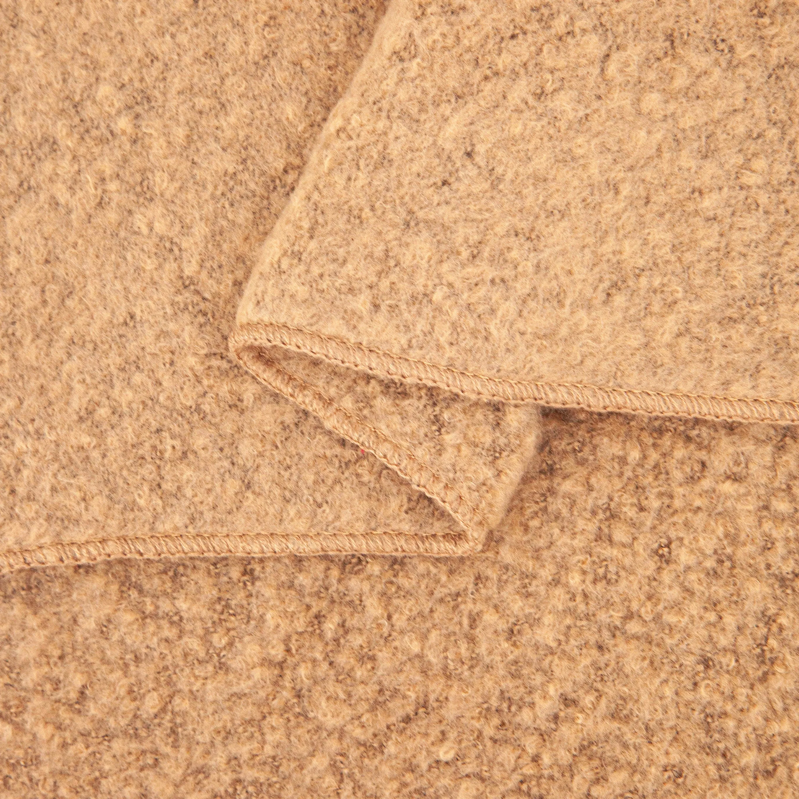 Evie Heavyweight Asymmetric Scarf - Camel