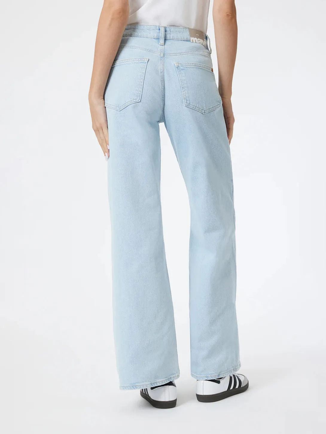 Florida Wide Jean - Bleached Recycled Blue