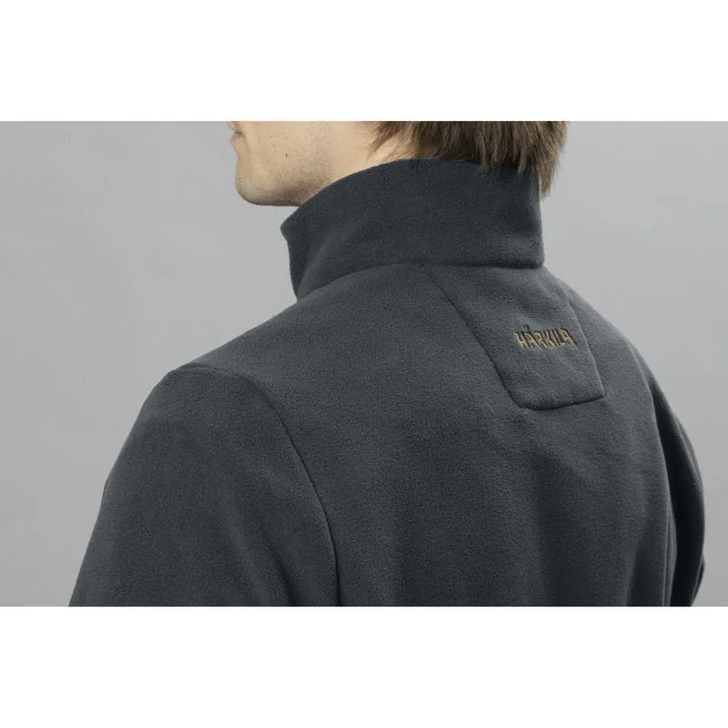 Harkila Sandhem 200 Mens 1/4 Zip Fleece Pullover Jumper - Dark Navy