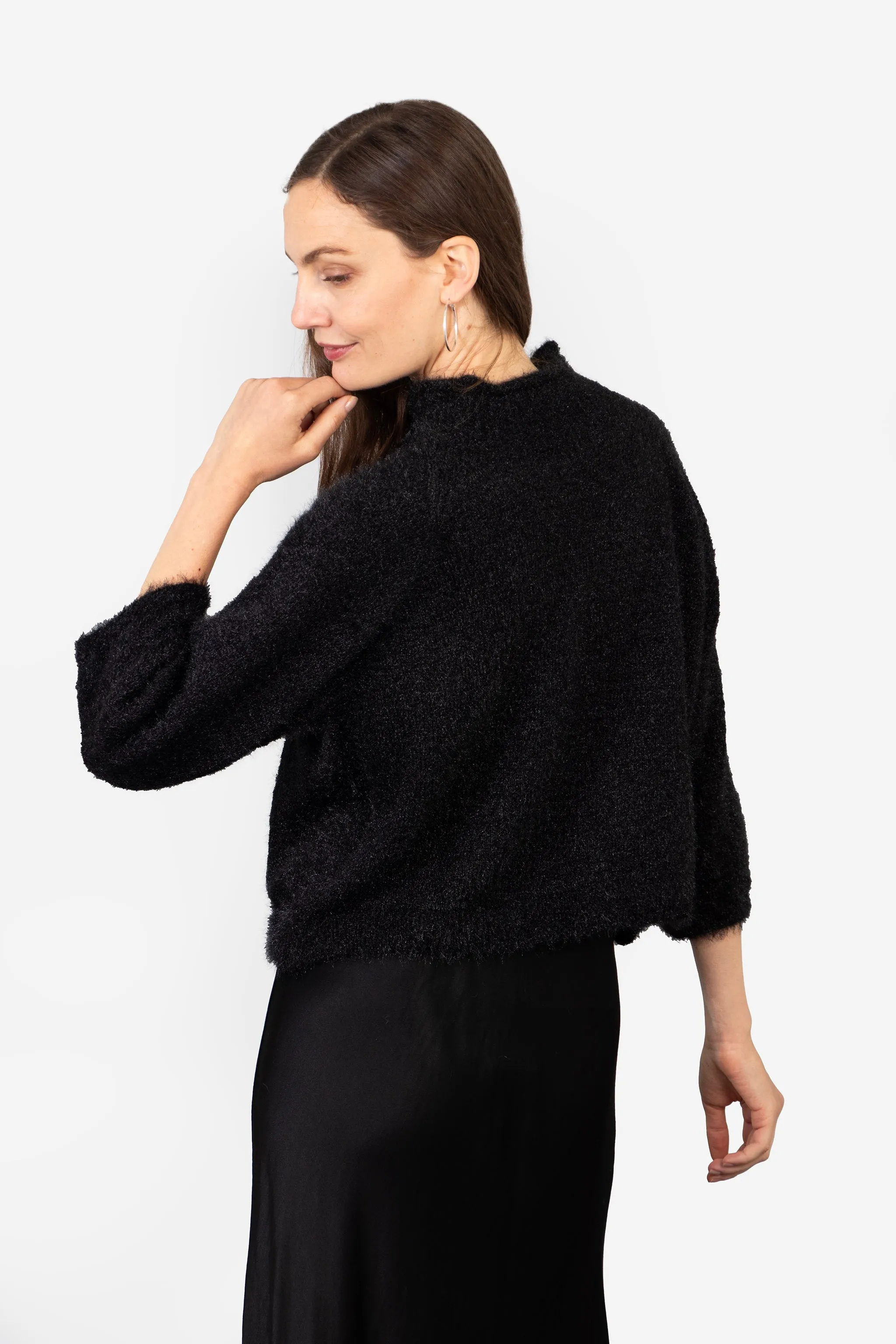 Heidi Box Jumper - Black