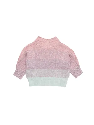 Huxbaby Jewel Rainbow Stripe Knit Jumper