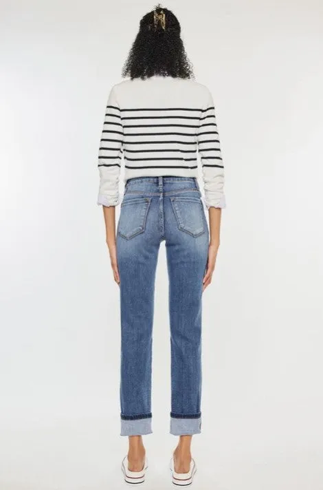 KanCan High Rise Skinny Straight Jean