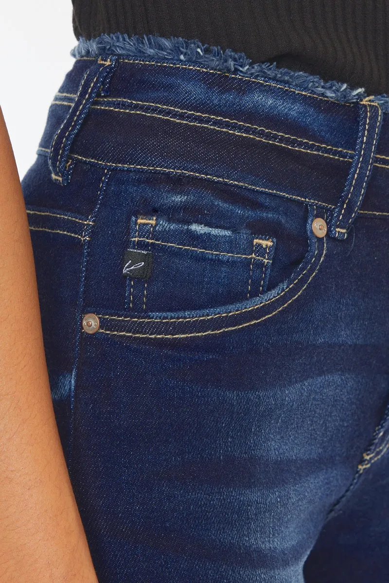 Kancan - Women's High Rise Ankle Skinny Jeans - KC7317 ST