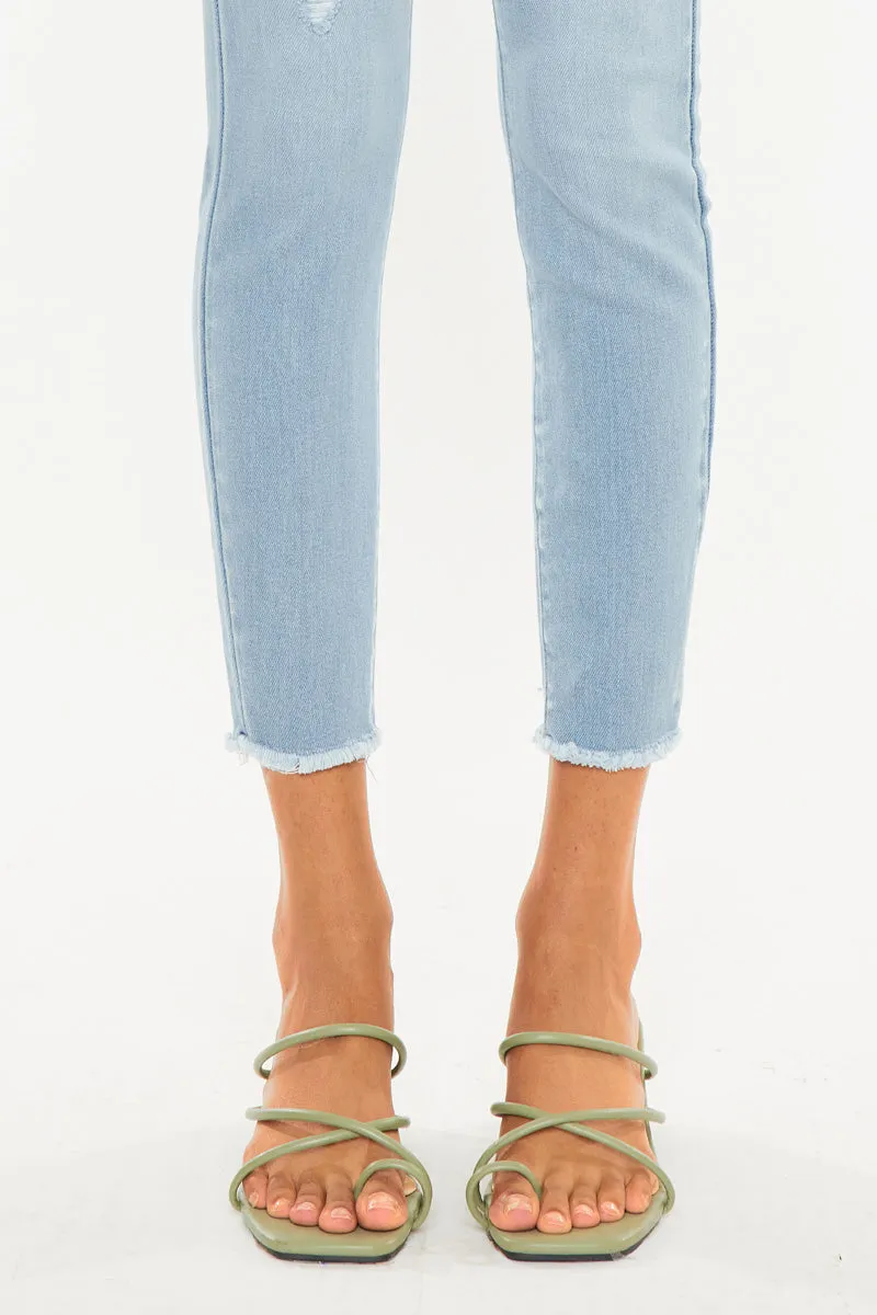 Kancan - Women's High Rise Ankle Skinny Jeans - KC7317 ST