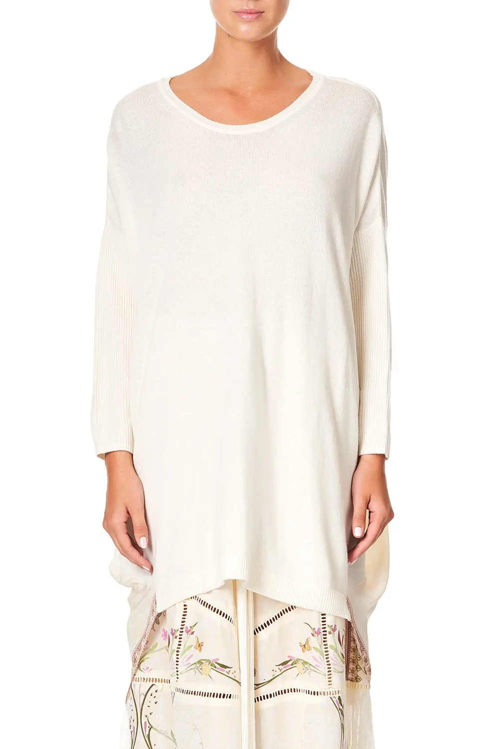 LONG SLEEVE JUMPER WITH PRINT BACK GOLDEN AGE