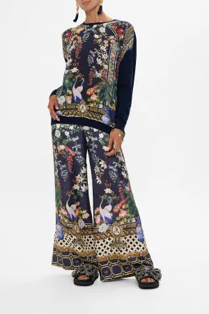 LONG SLEEVE JUMPER WITH PRINT FRONT PALACIO POETRY