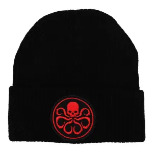 Marvel - Hydra Logo Cuff Beanie Hat (Black) - BIoworld