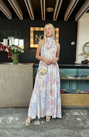Maxi vestido flores