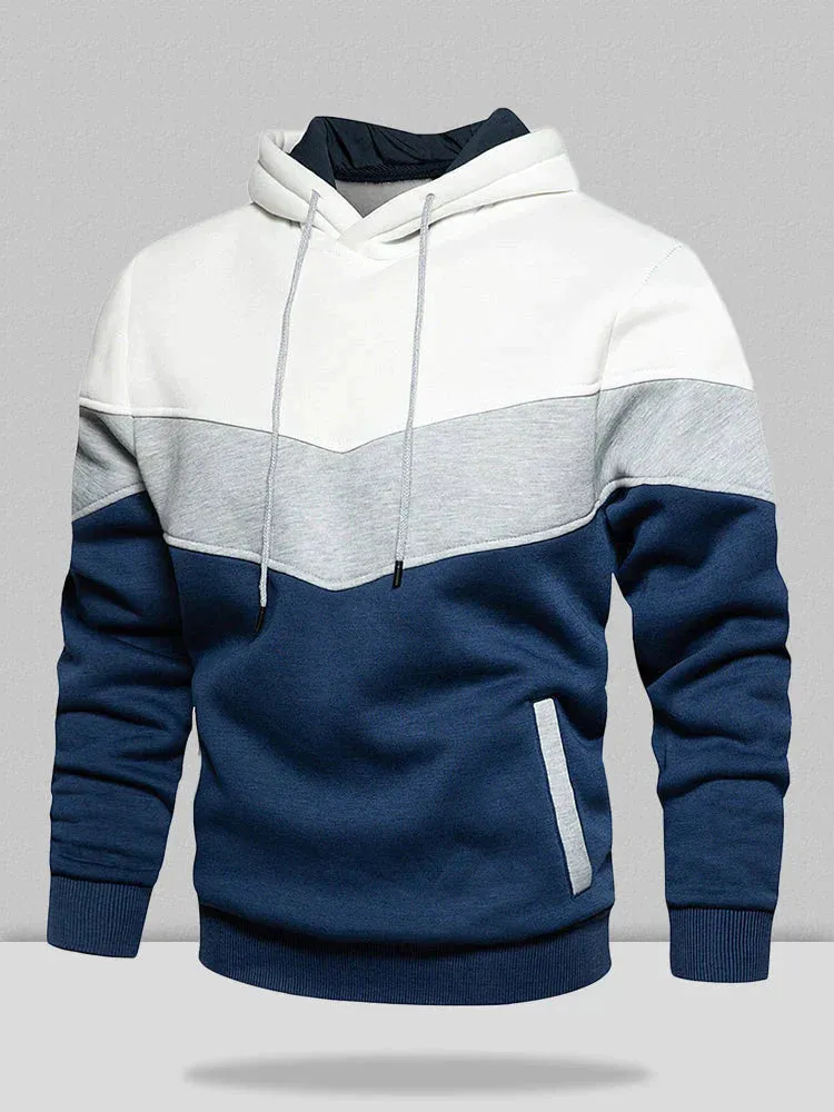 Multicolor camo hoodie jumper
