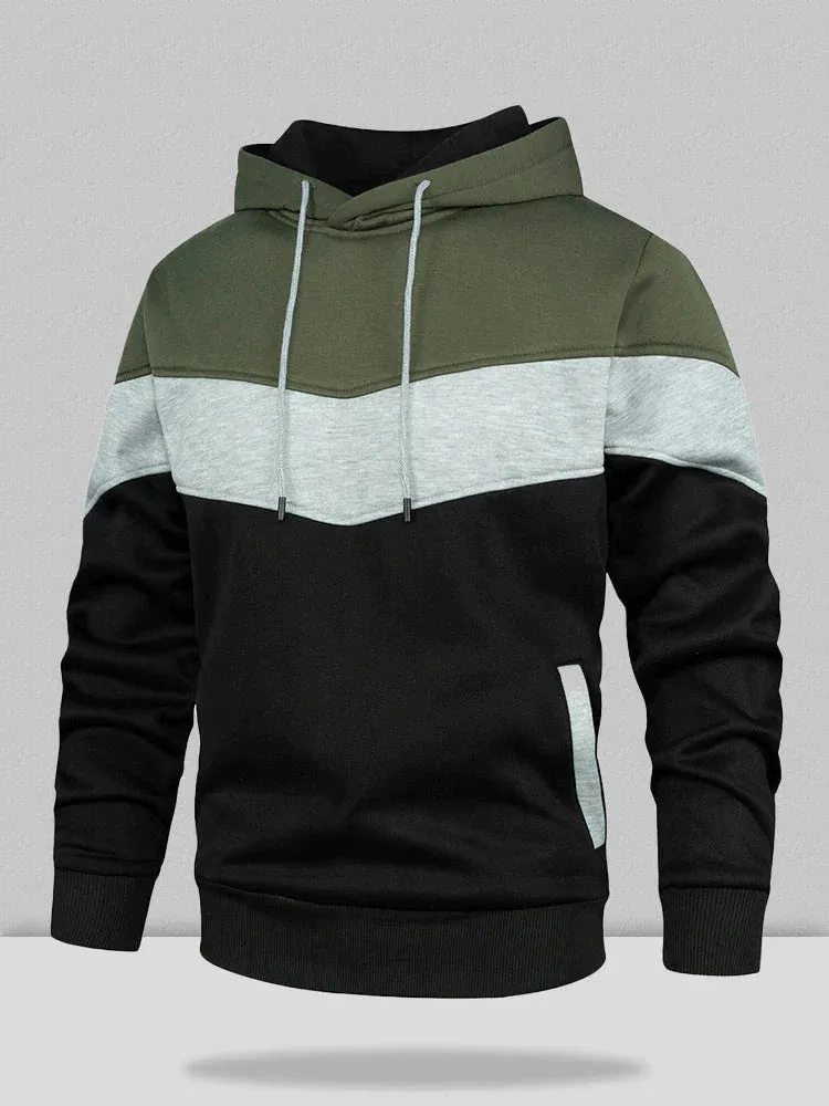 Multicolor camo hoodie jumper