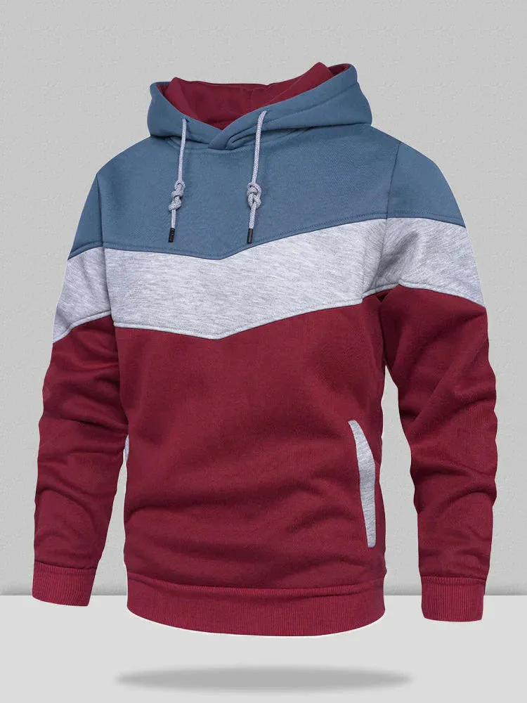 Multicolor camo hoodie jumper