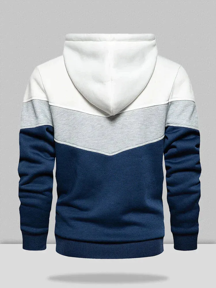 Multicolor camo hoodie jumper
