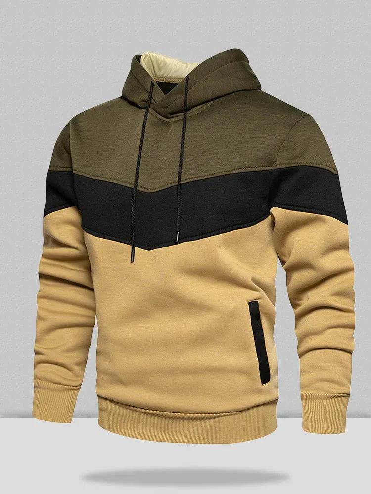 Multicolor camo hoodie jumper