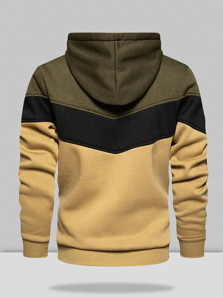 Multicolor camo hoodie jumper