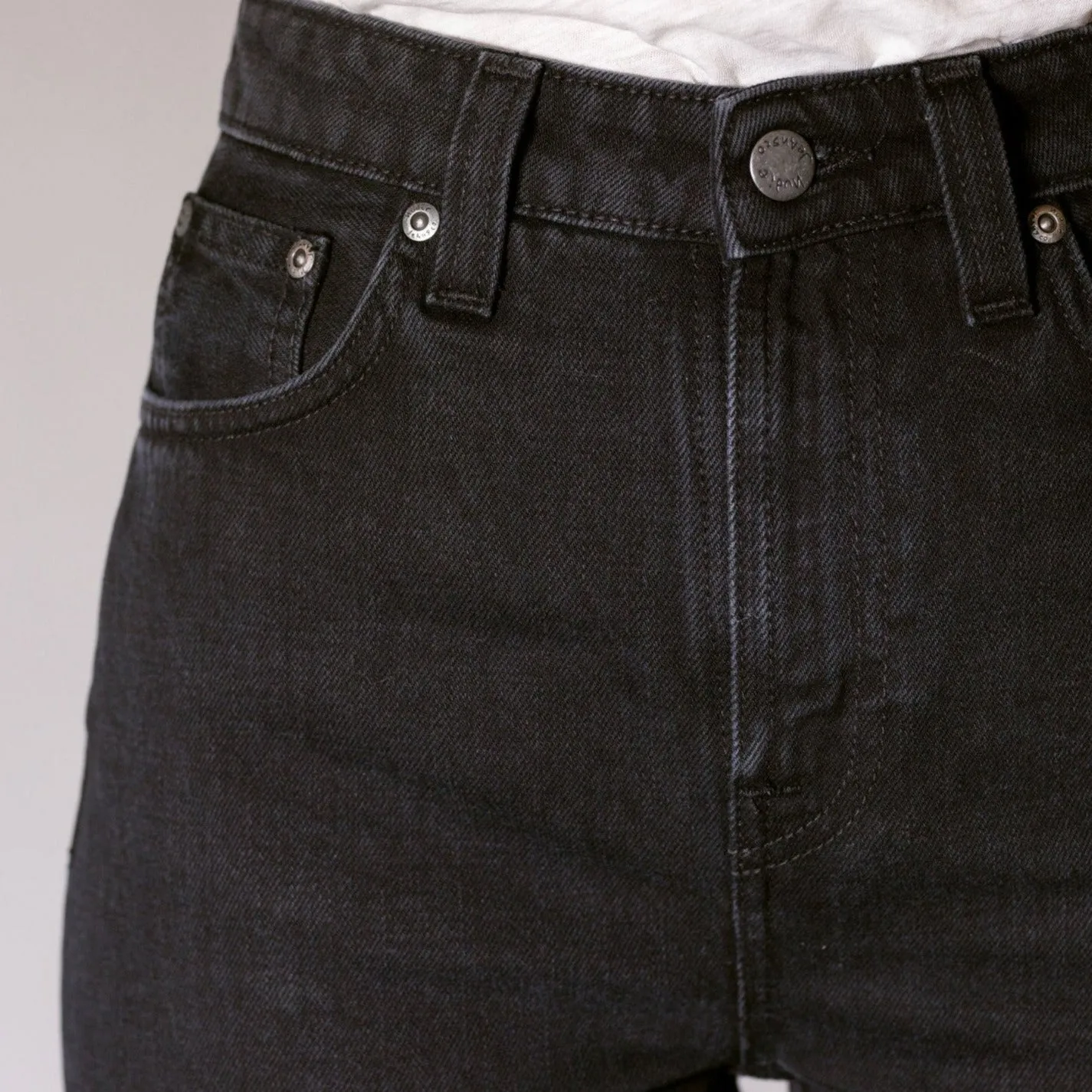 Nudie Breezy Britt (black worn), 113322