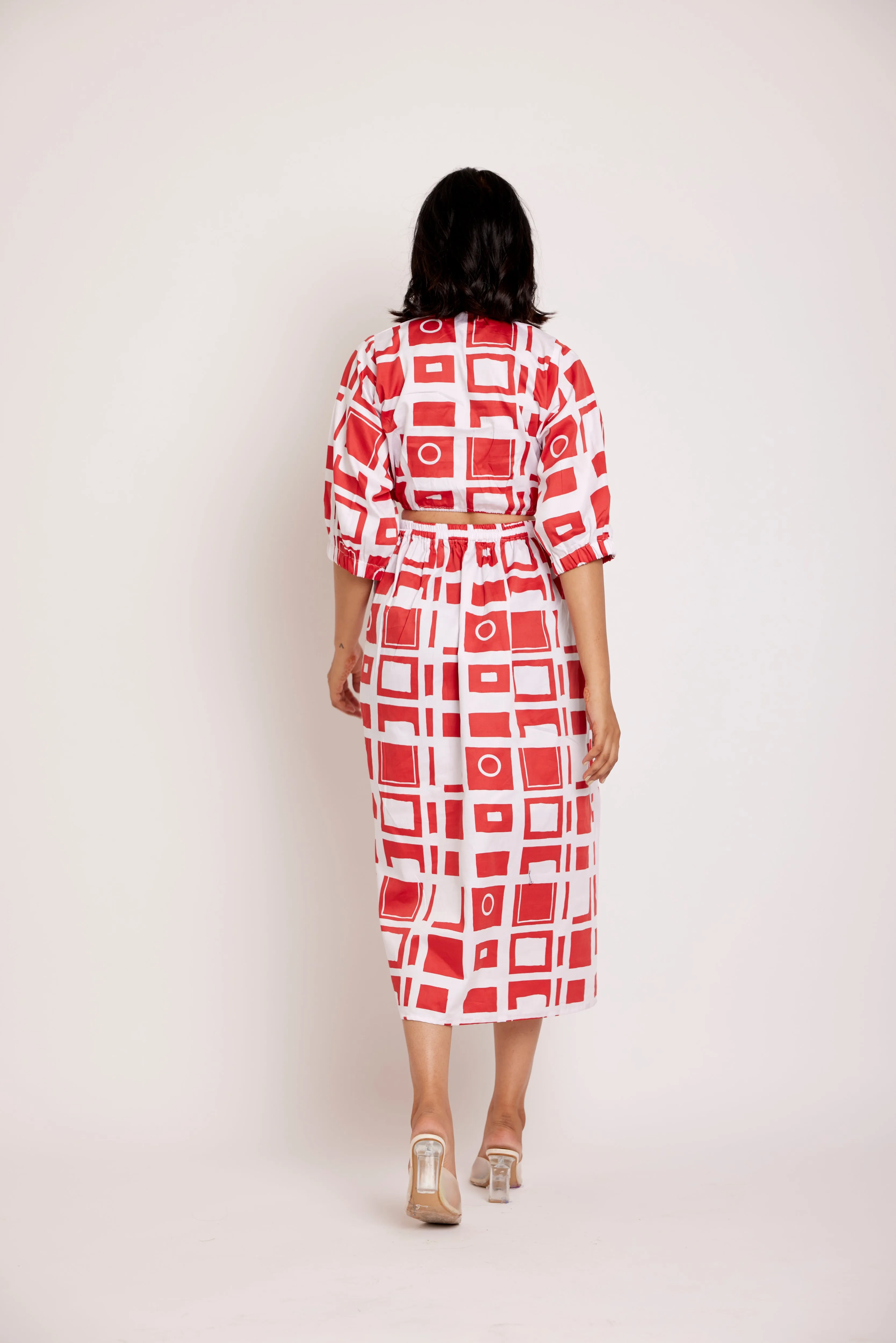 Poland cut out midi dress