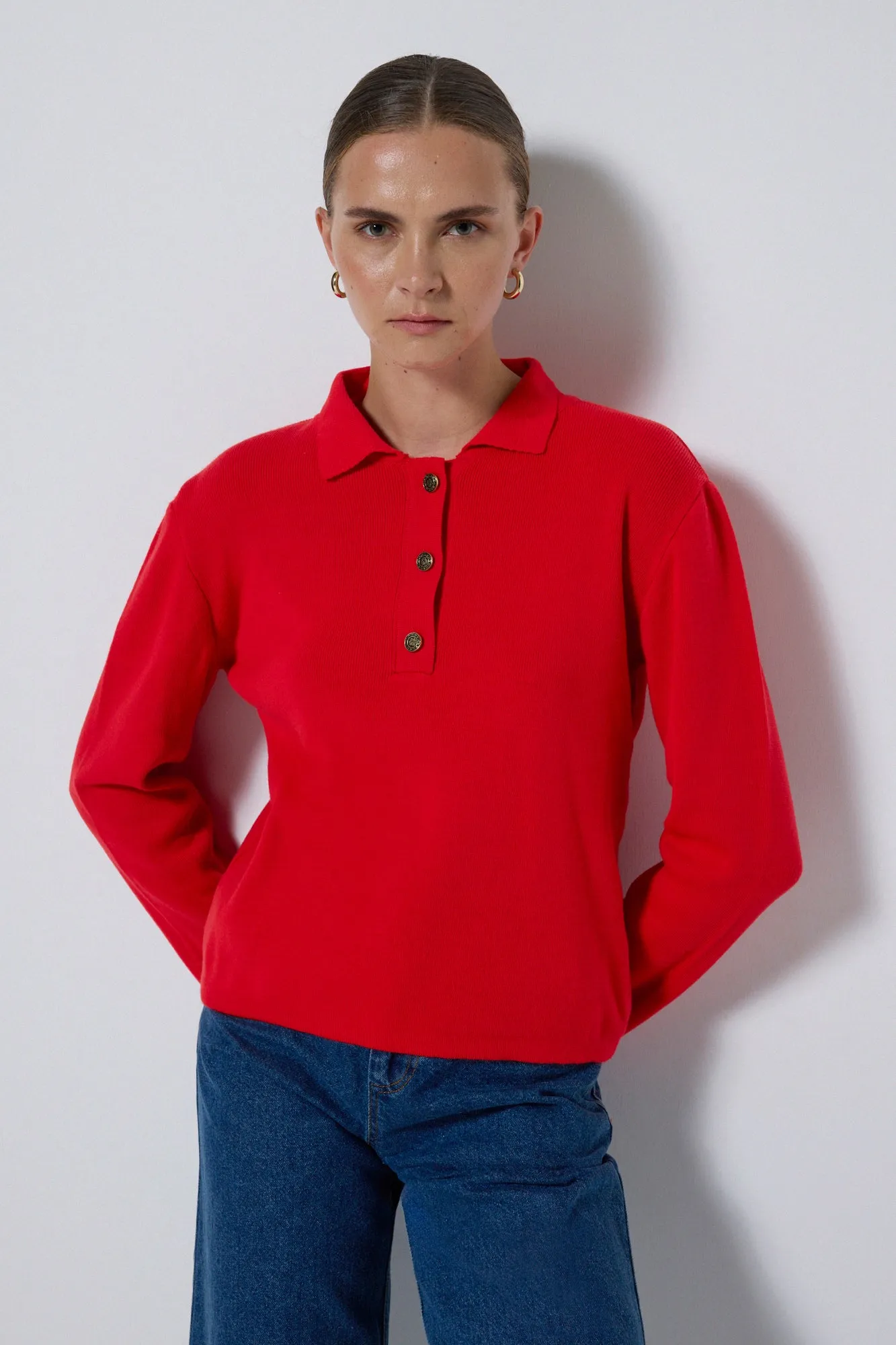 POLO NECK SWEATER