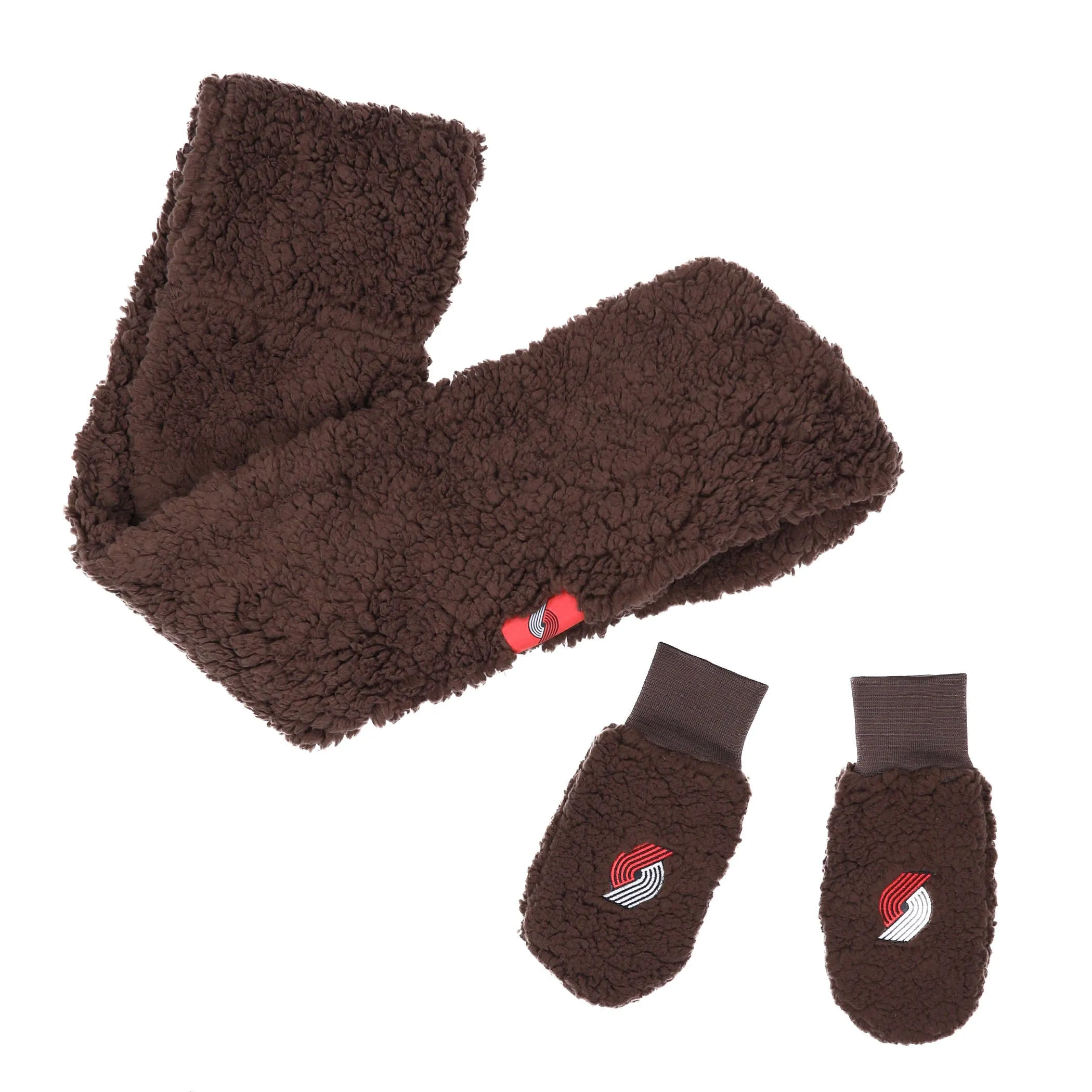 Portland Trail Blazers Brown Women's Sherpa Infinity Scarf