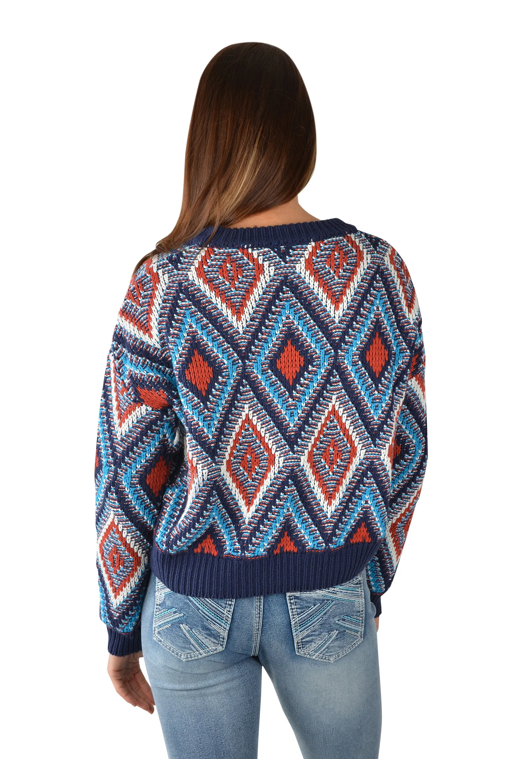 Pure Western Ladies Geneva Pullover - Multi - P3W2556736 - On Sale