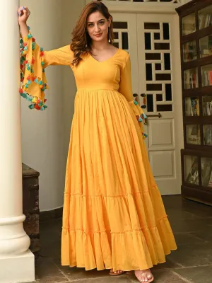 Regal Elegance Tiered Maxi Dress