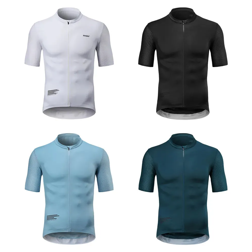 RION Cycling Jersey Men MTB Maillot Shirts Bicycle Clothing 2023 Mountain Bike Men's T-Shirt Wear Summer Outfit Clothes Jumper